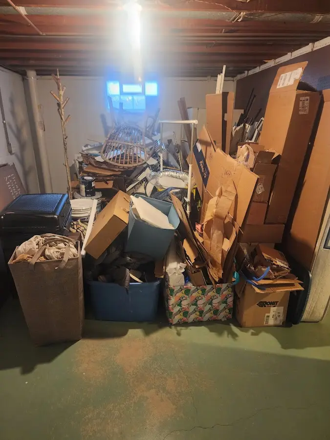 Roll-off dumpster container at job site for Construction Dumpster Rental in Lehman